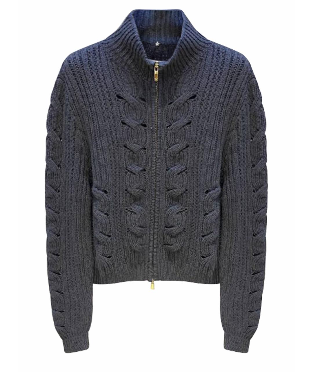 LORENA ANTONIAZZI Серый шерстяной джемпер / свитер, фото 1