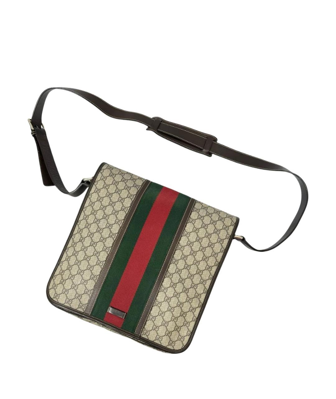 GUCCI Бежевая сумка на плечо, фото 1