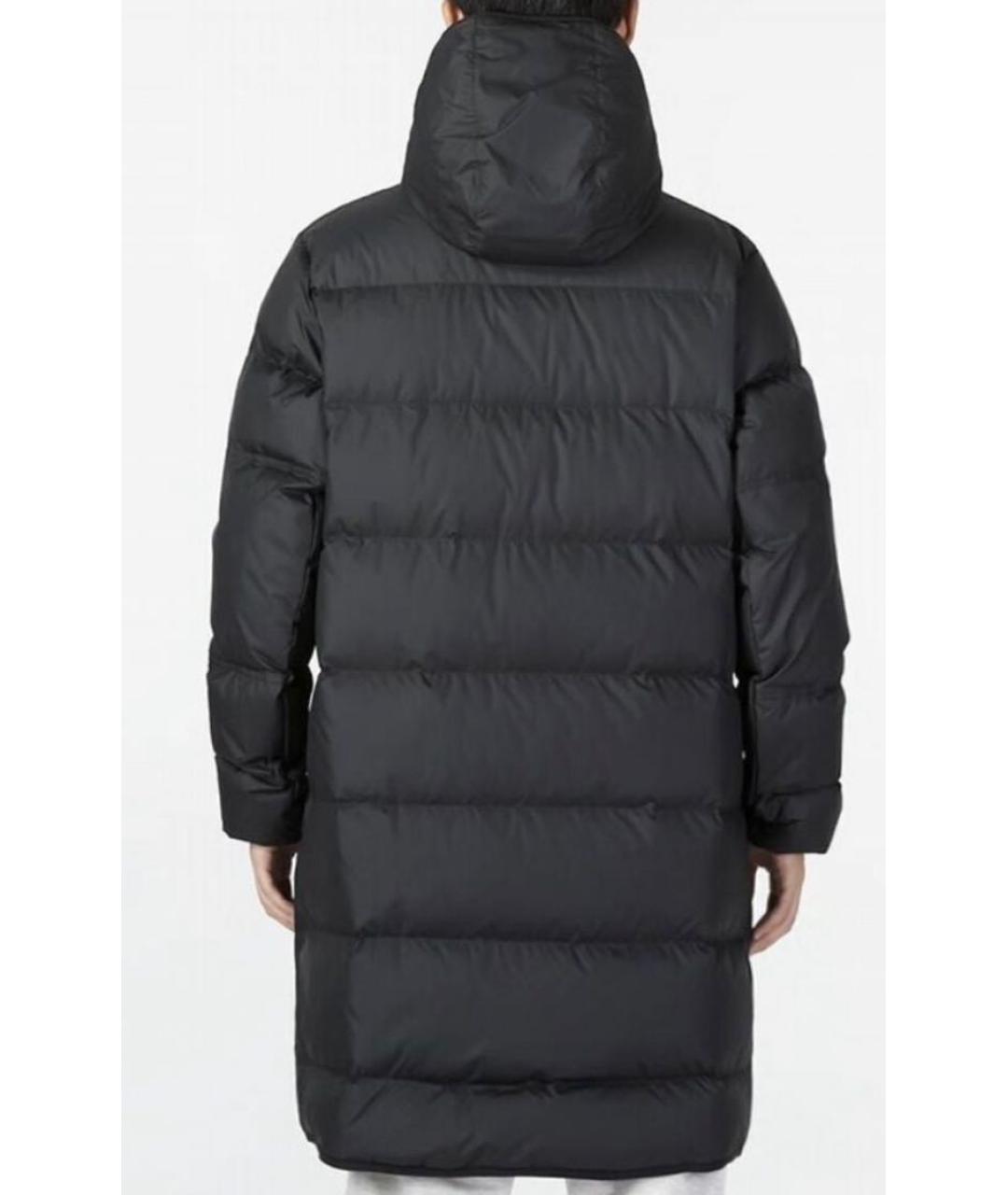 NIKE Черный синтетический пуховик, фото 3