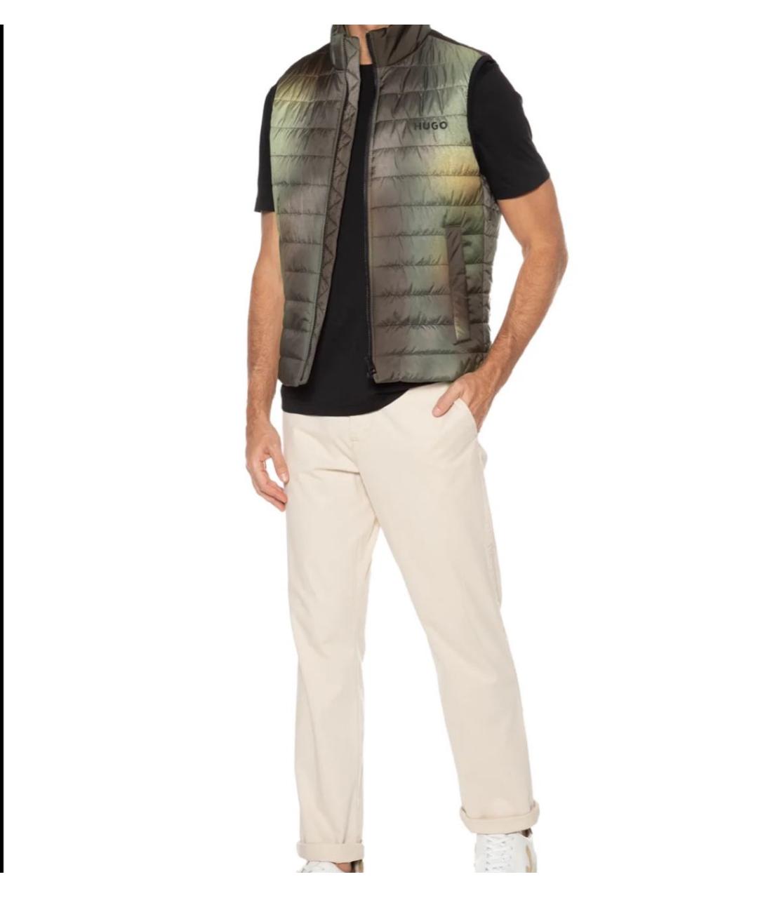 HUGO BOSS Хаки полиэстеровый жилет, фото 3