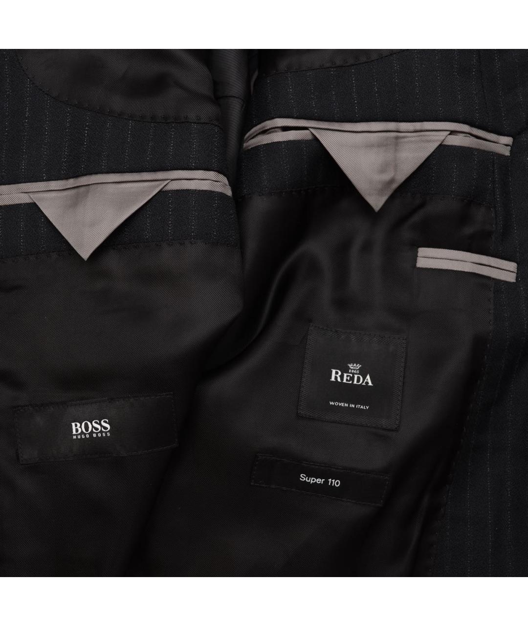 HUGO BOSS Черный шерстяной пиджак, фото 5