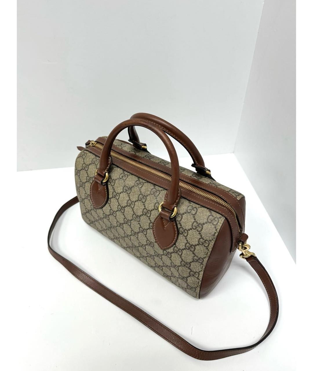 GUCCI Бежевая сумка с короткими ручками, фото 3