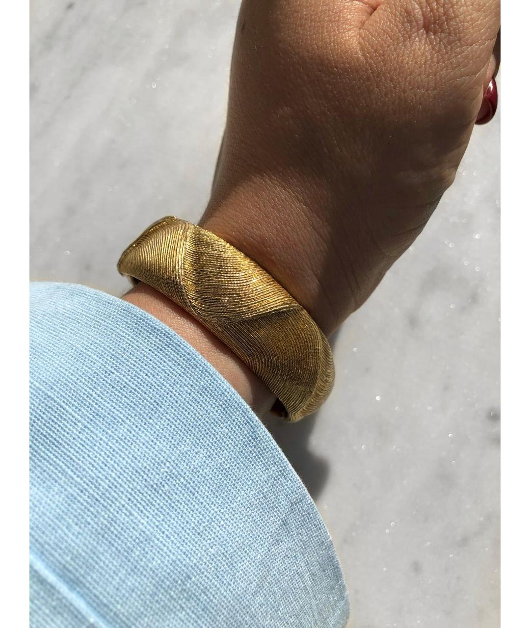 MONET Золотой металлический браслет, фото 4