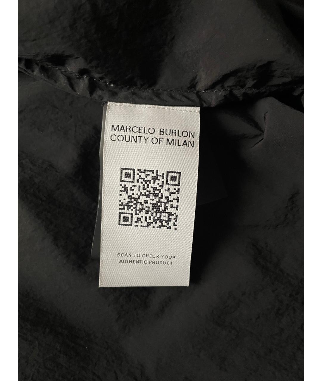 MARCELO BURLON Черная полиамидовая куртка, фото 7