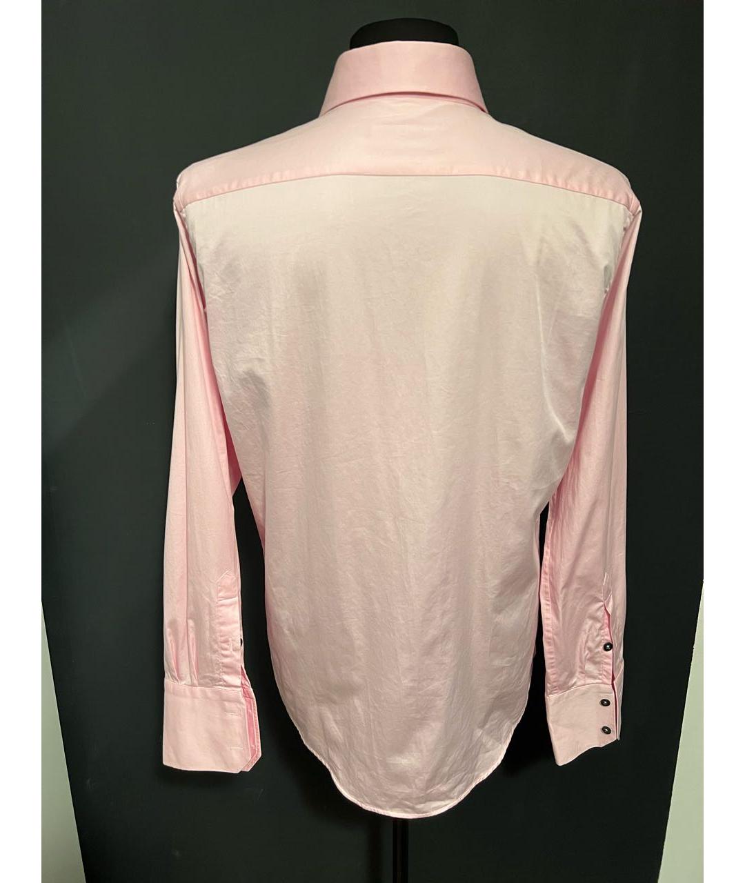 GUCCI Розовая хлопковая кэжуал рубашка, фото 2