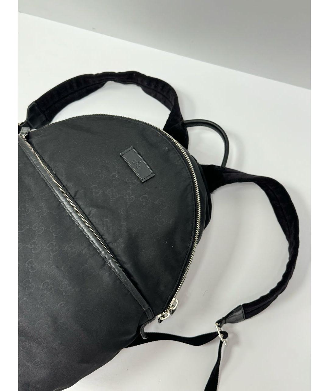 GUCCI Черный тканевый рюкзак, фото 3