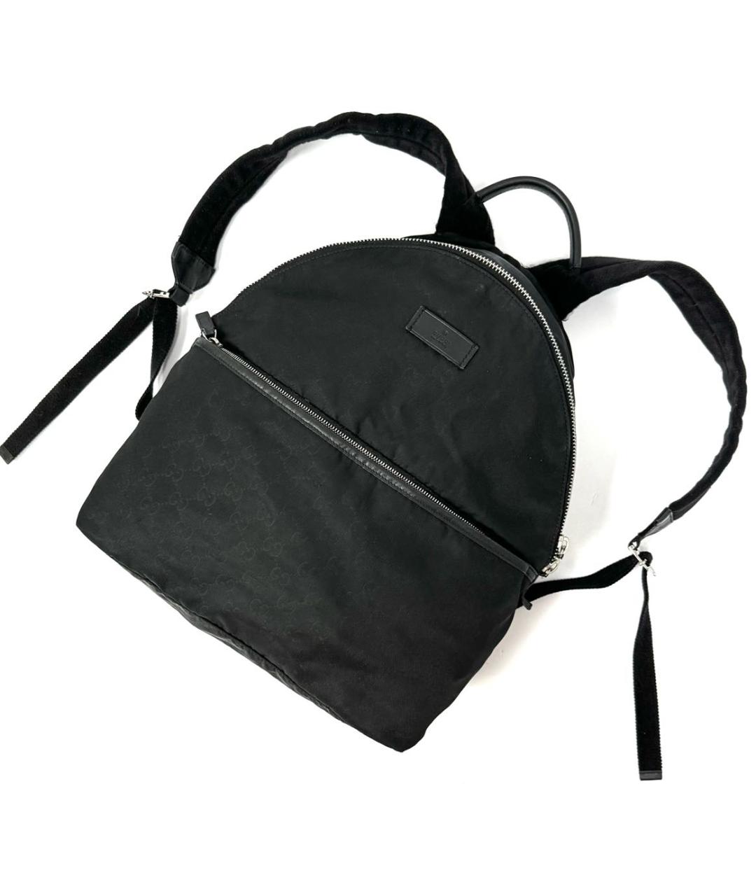 GUCCI Черный тканевый рюкзак, фото 2