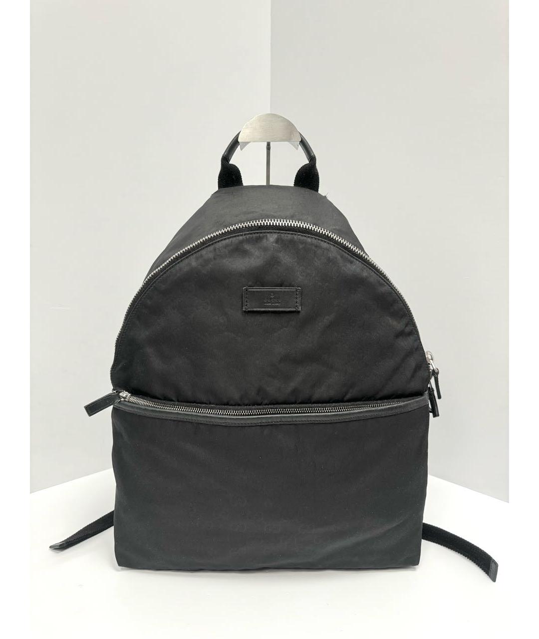 GUCCI Черный тканевый рюкзак, фото 5