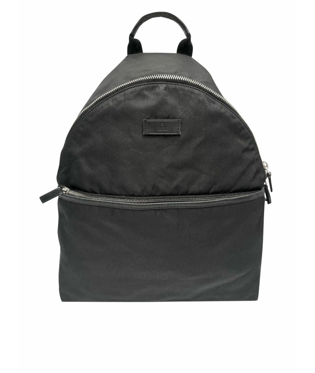 GUCCI Черный тканевый рюкзак, фото 1