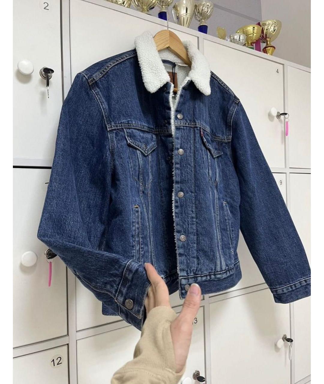 LEVI'S Синяя деним куртка, фото 4