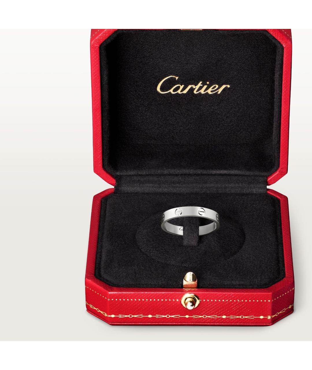CARTIER Серебряное кольцо из белого золота, фото 4