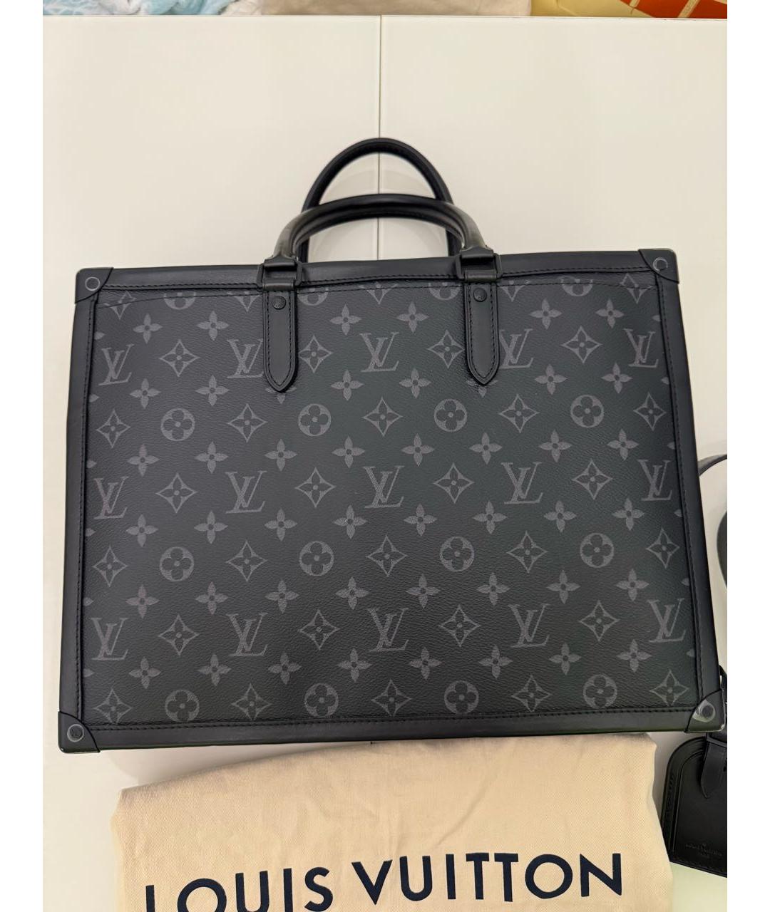 LOUIS VUITTON Черная сумка на плечо, фото 2