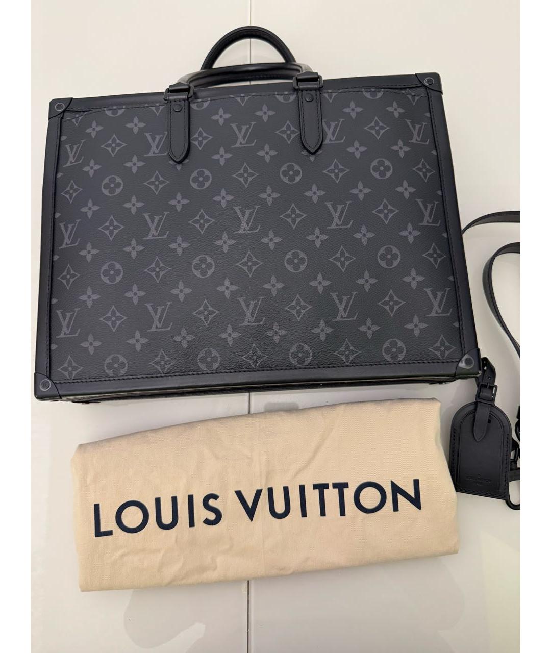 LOUIS VUITTON Черная сумка на плечо, фото 9