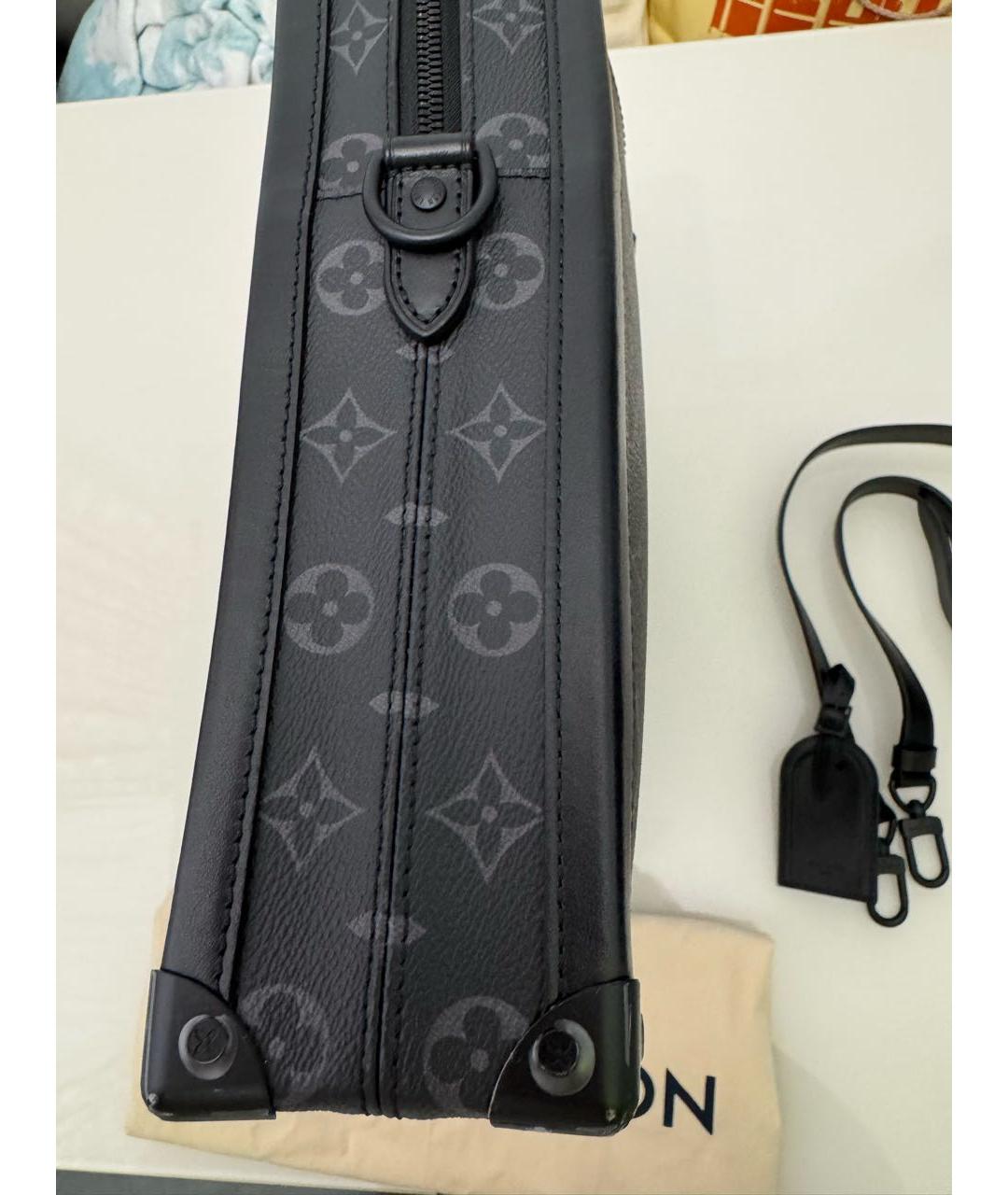 LOUIS VUITTON Черная сумка на плечо, фото 4