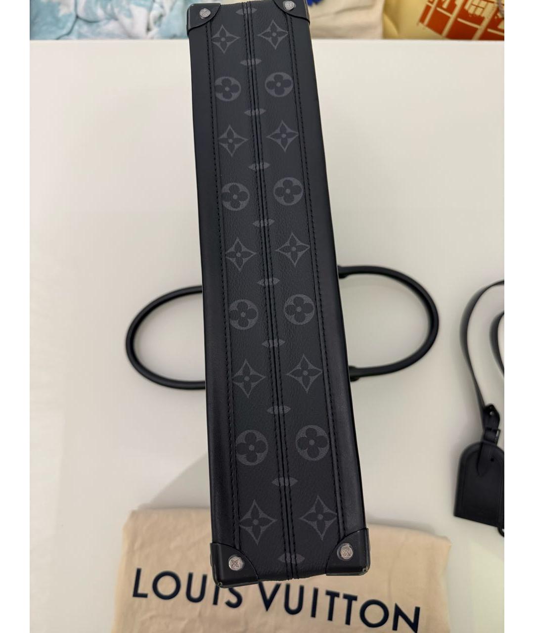 LOUIS VUITTON Черная сумка на плечо, фото 7