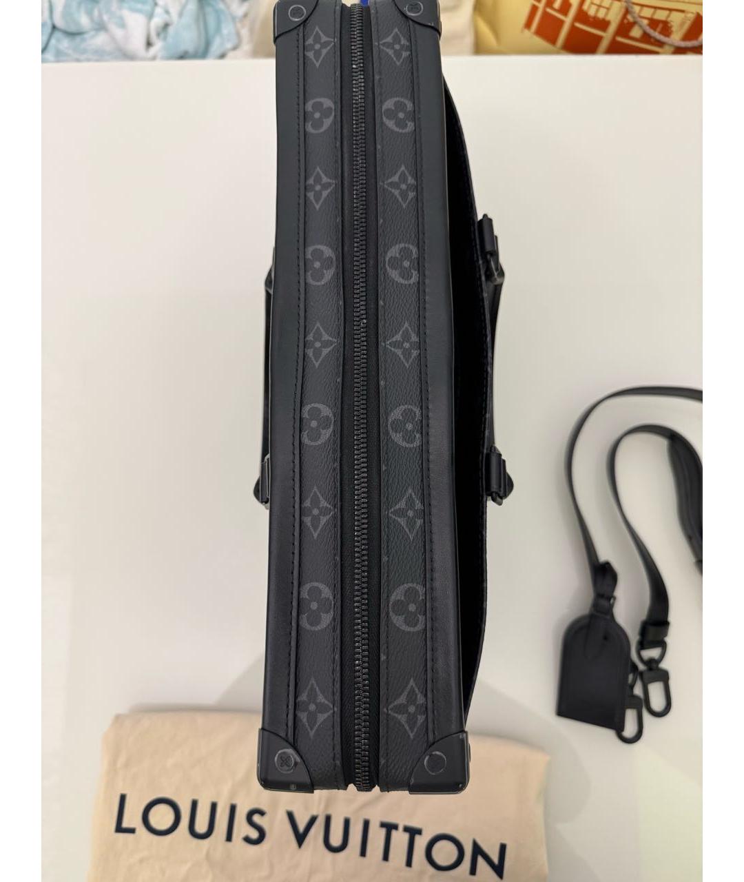 LOUIS VUITTON Черная сумка на плечо, фото 5