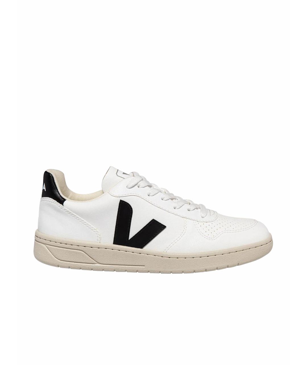 VEJA Белые кожаные низкие кроссовки / кеды, фото 1