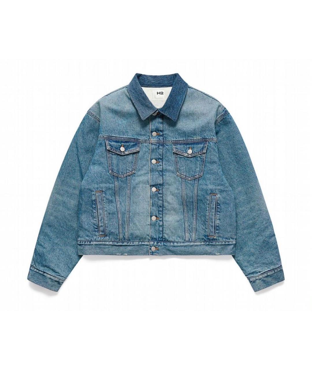 HERON PRESTON Голубая деним куртка, фото 1