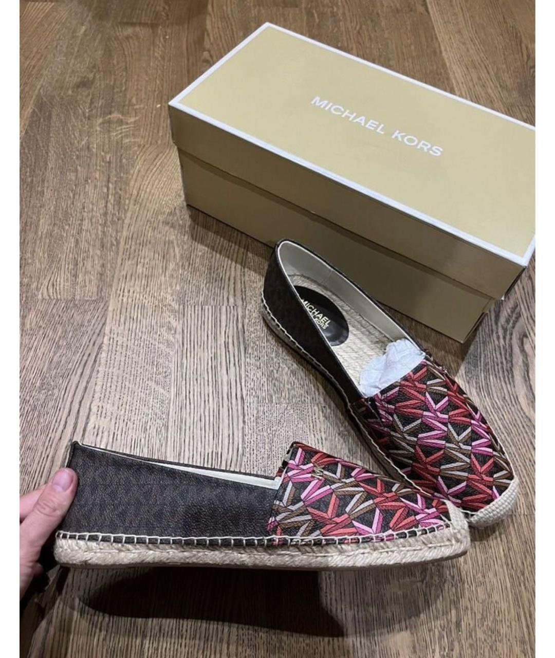 MICHAEL KORS Коричневые мокасины, фото 7