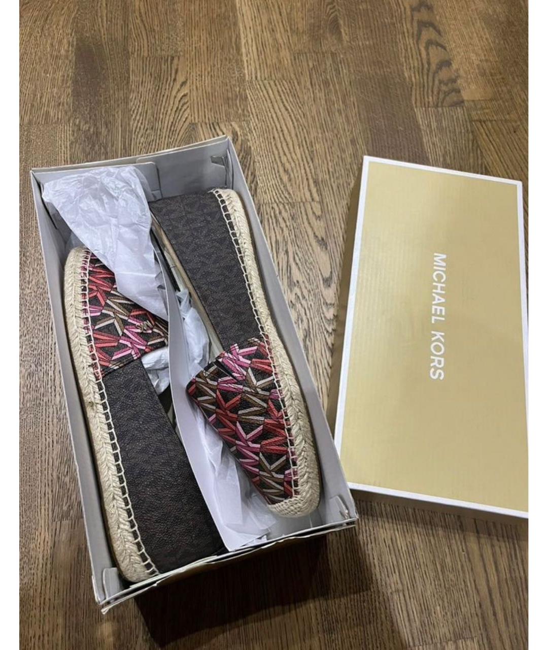 MICHAEL KORS Коричневые мокасины, фото 5