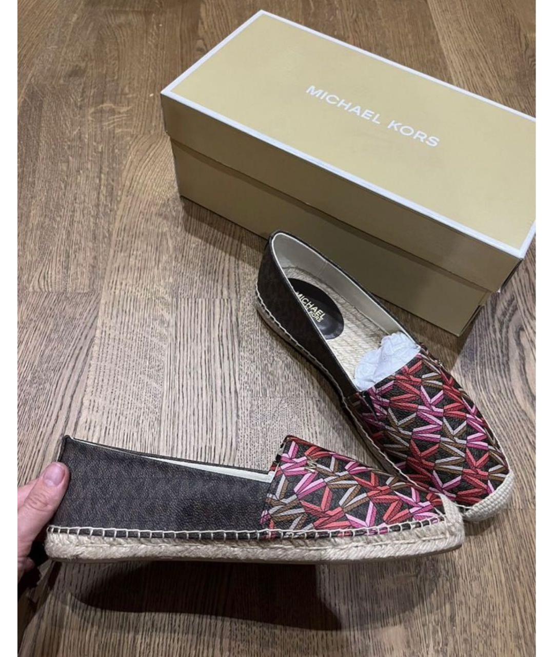 MICHAEL KORS Коричневые мокасины, фото 3