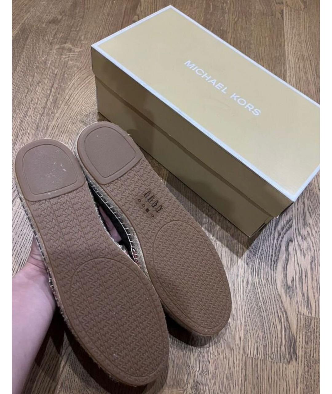 MICHAEL KORS Коричневые мокасины, фото 4