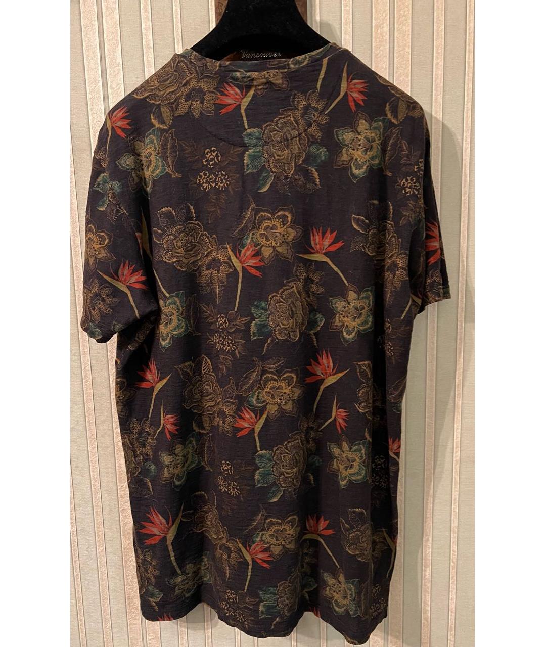 ETRO Коричневая хлопковая футболка, фото 2