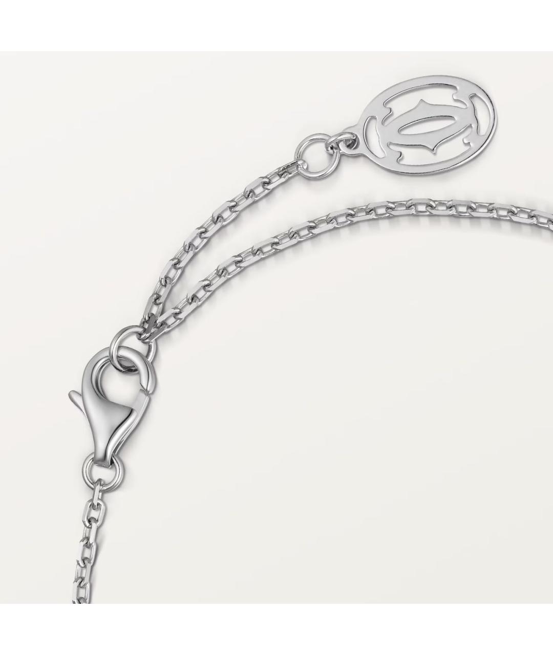 CARTIER Серебрянный браслет из белого золота, фото 4