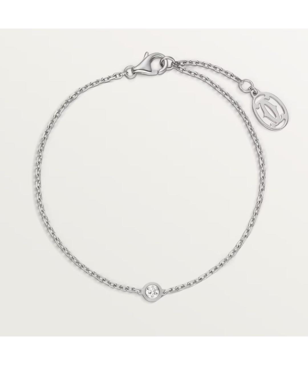 CARTIER Серебрянный браслет из белого золота, фото 6