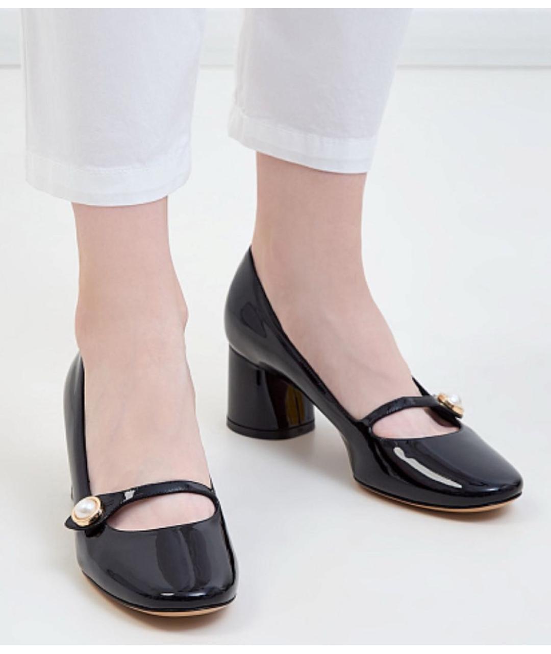 CASADEI Черные кожаные туфли, фото 5