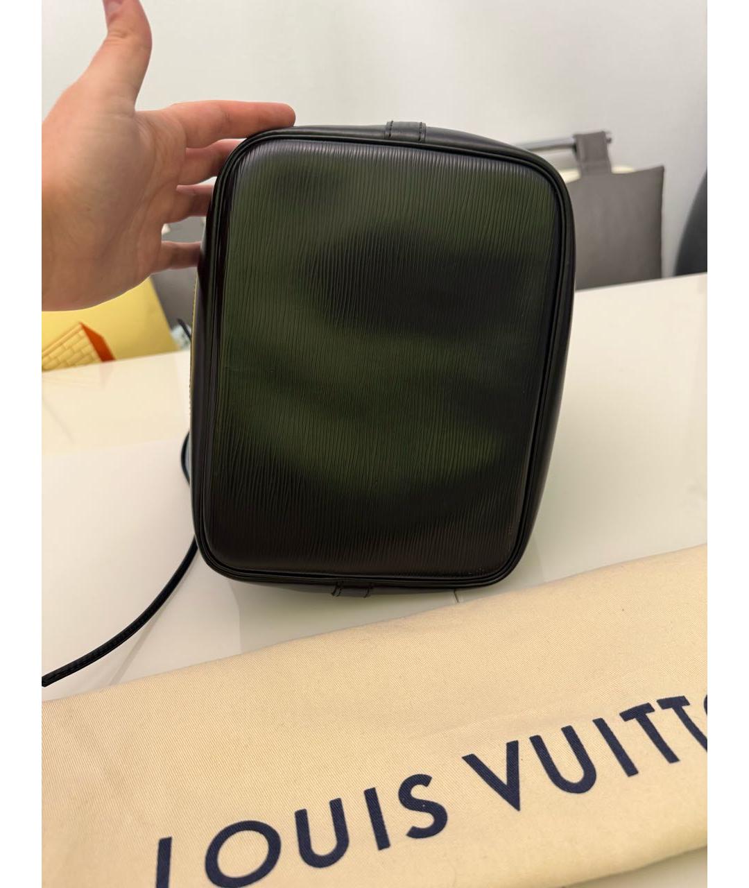 LOUIS VUITTON Зеленая кожаная сумка через плечо, фото 5