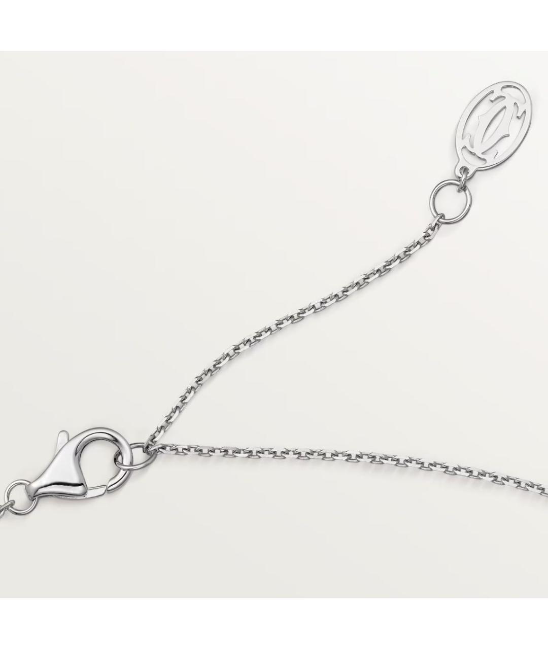 CARTIER Серебряное колье из белого золота, фото 4