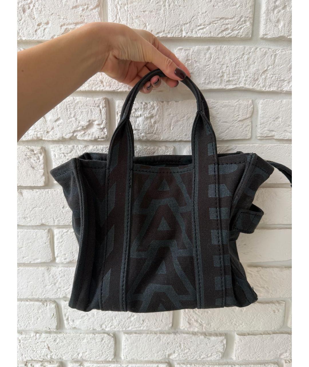 MARC JACOBS Серая хлопковая сумка тоут, фото 2