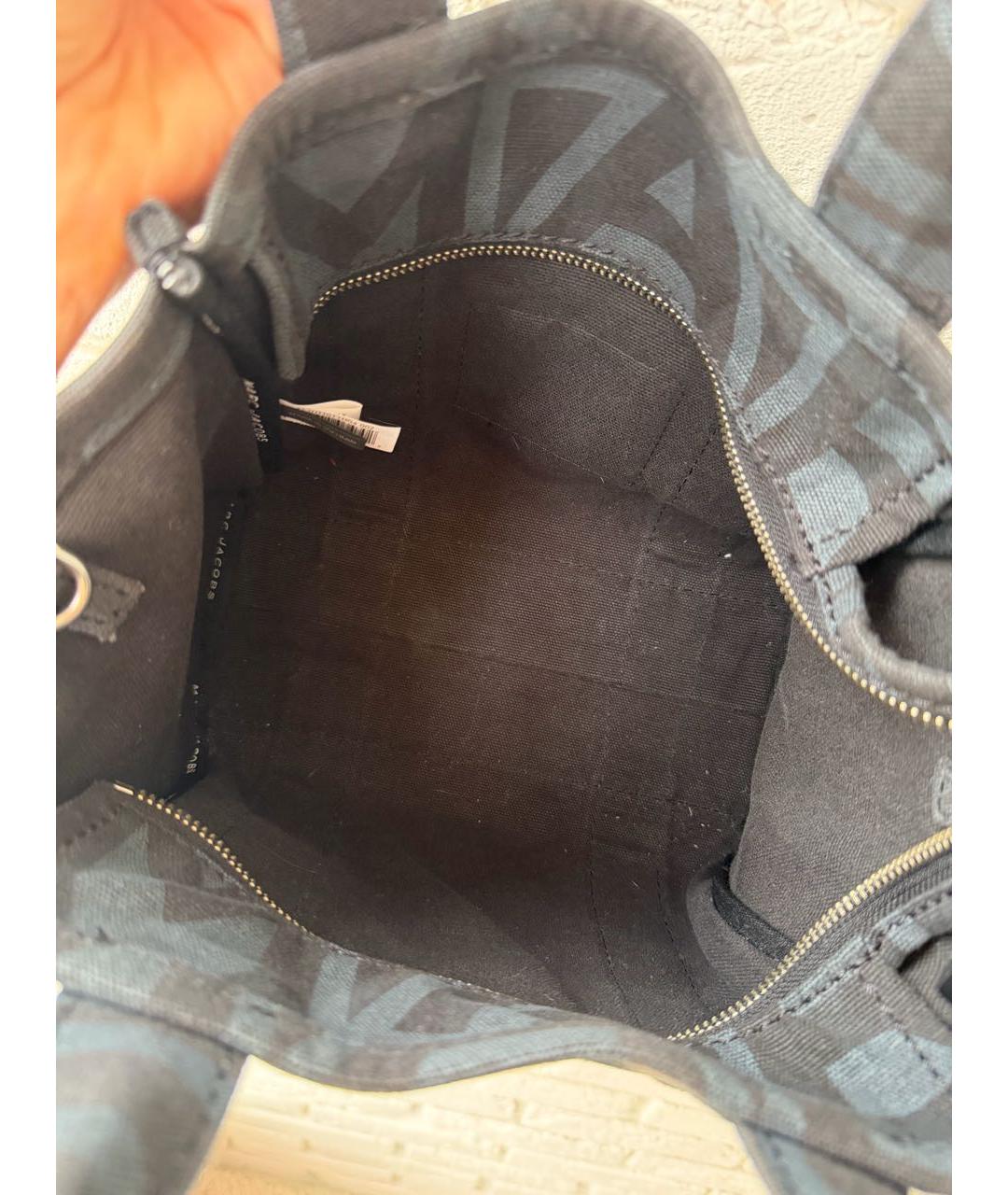 MARC JACOBS Серая хлопковая сумка тоут, фото 4