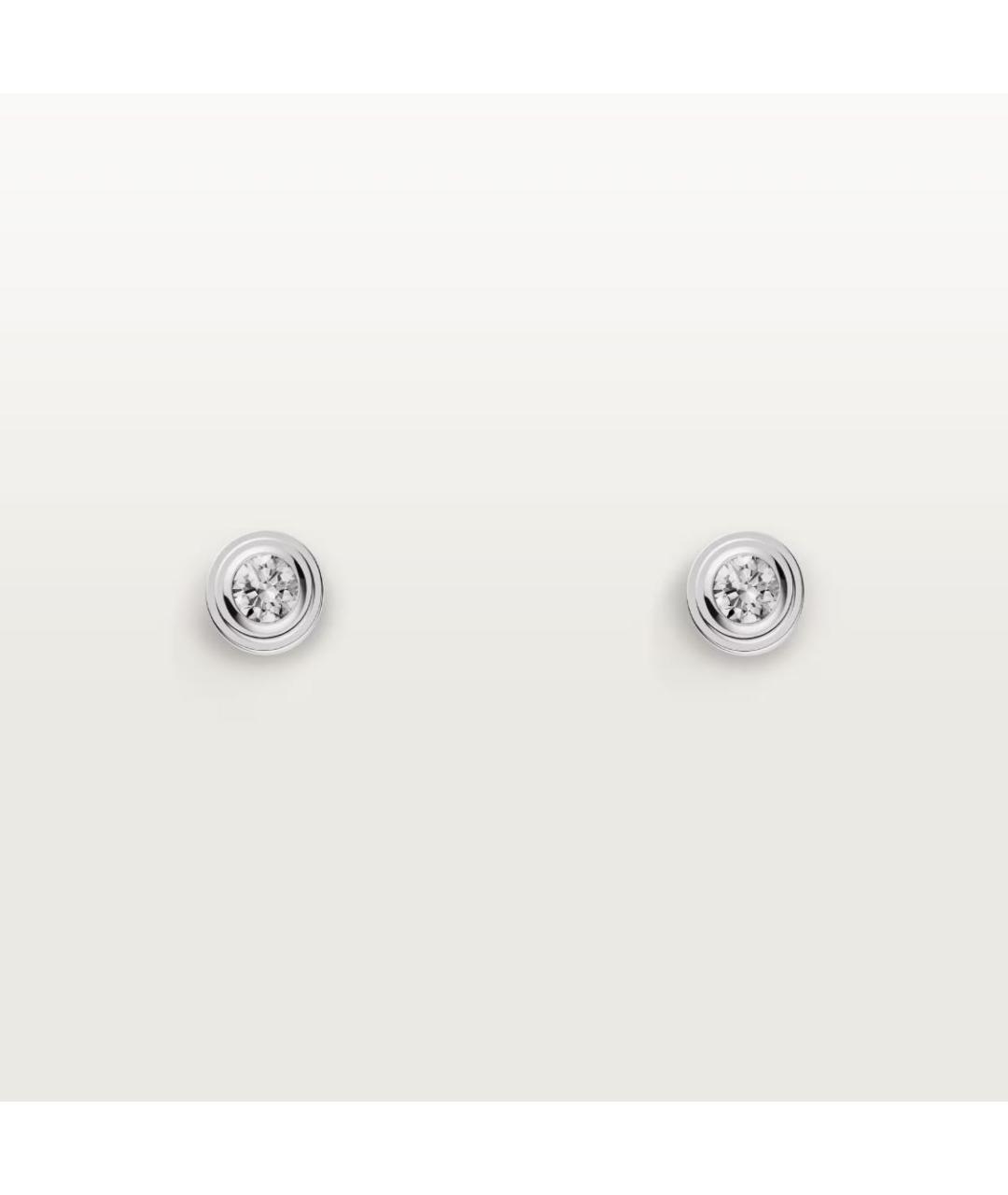 CARTIER Серебряные серьги из белого золота, фото 5