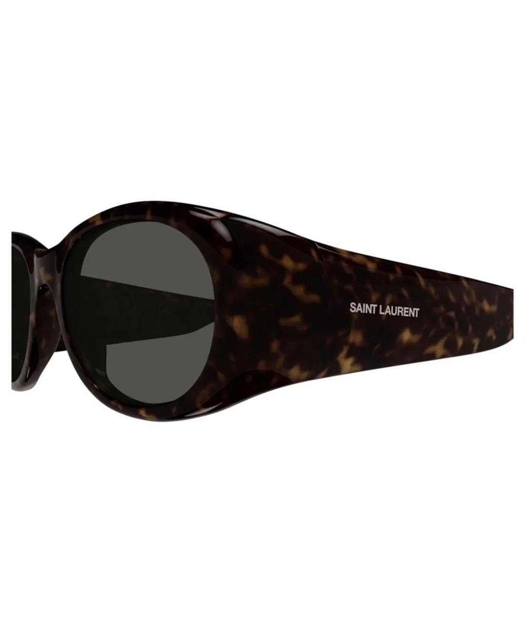 SAINT LAURENT Мульти пластиковые солнцезащитные очки, фото 3