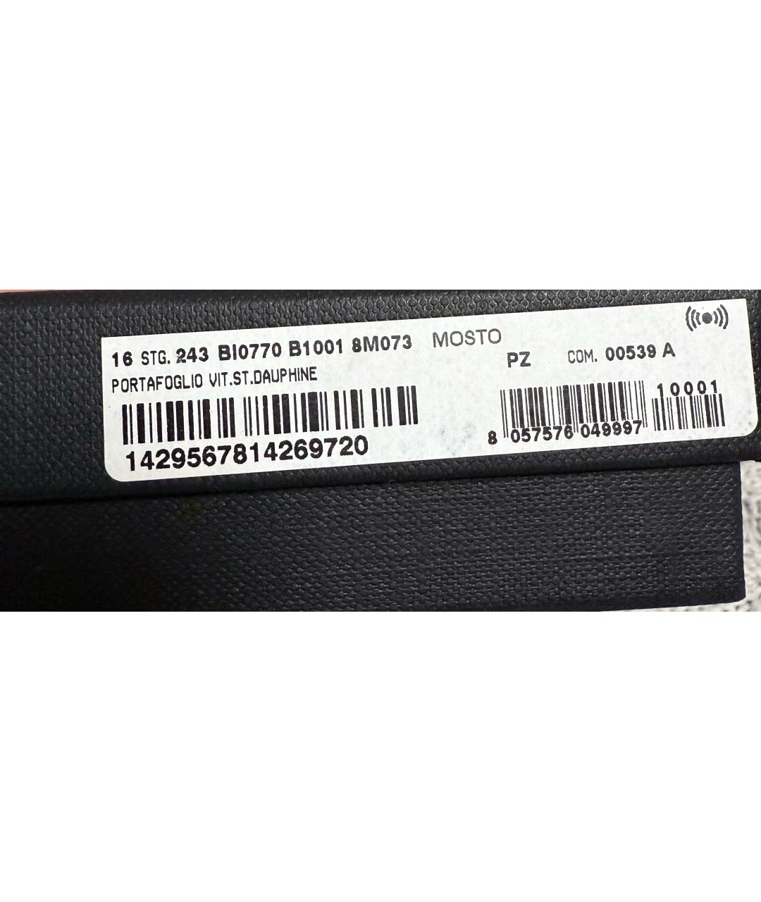 DOLCE&GABBANA Серый кожаный кошелек, фото 8