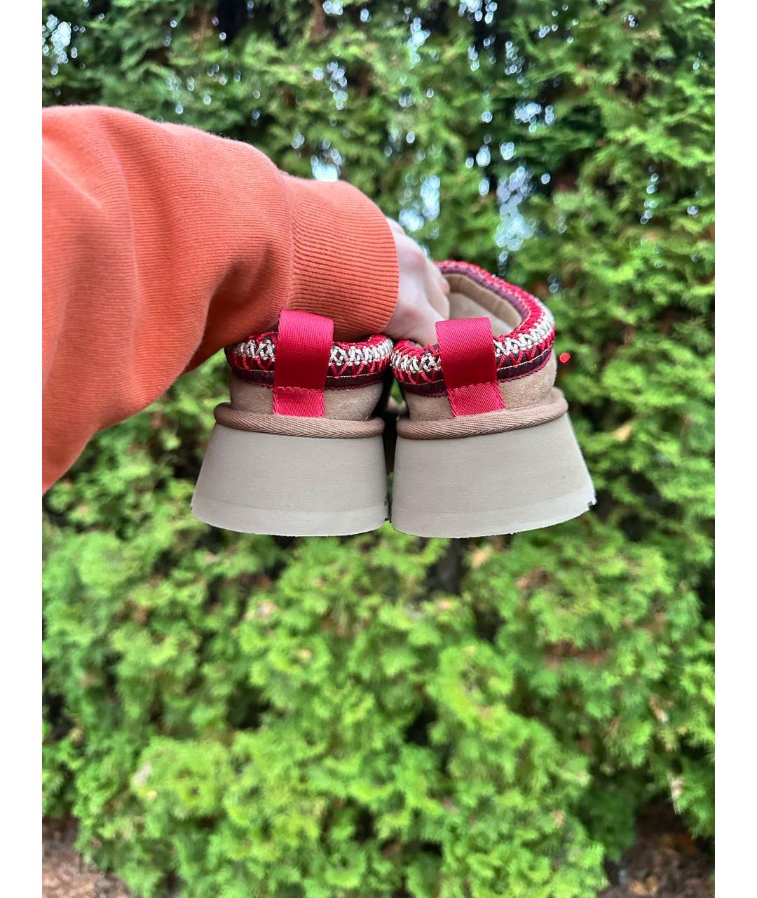 UGG AUSTRALIA Коричневые замшевые полусапоги, фото 7