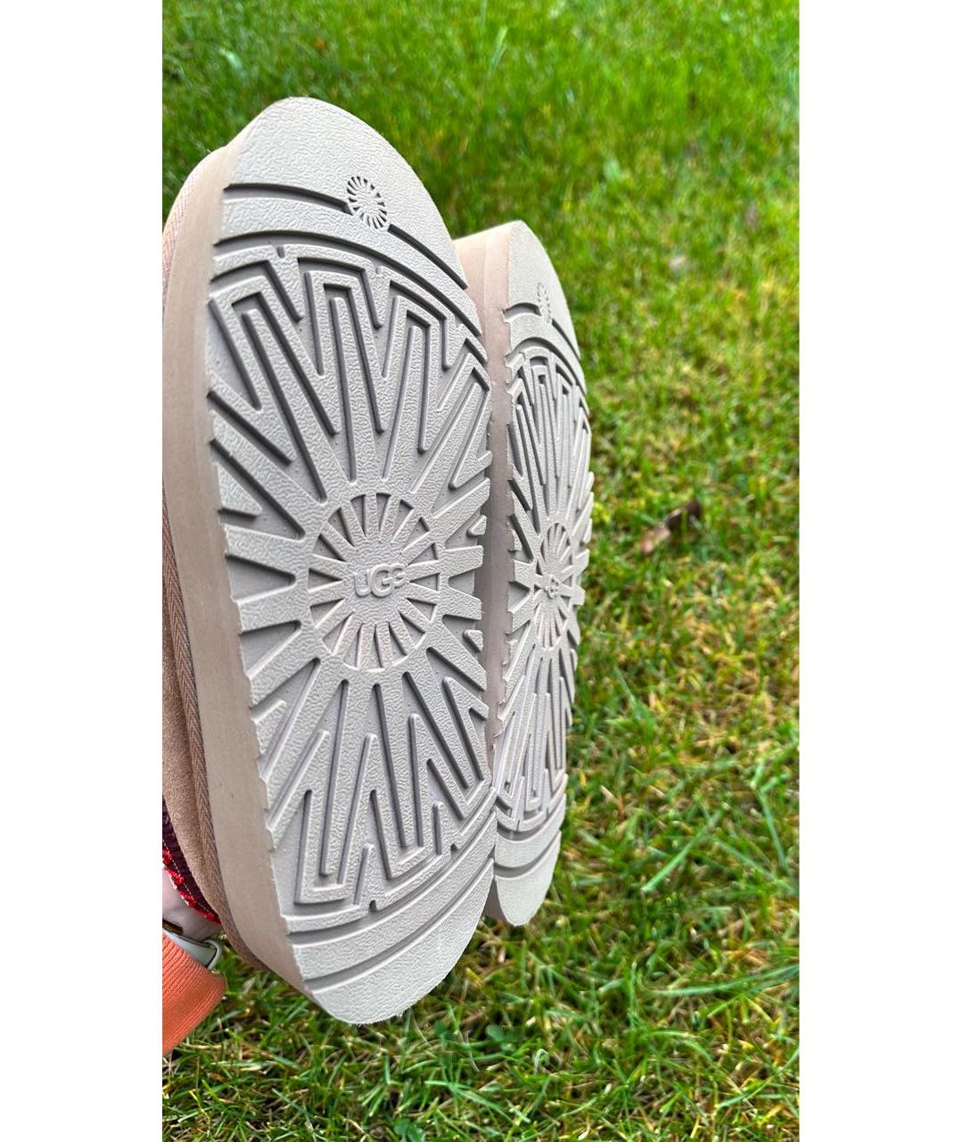 UGG AUSTRALIA Коричневые замшевые полусапоги, фото 3