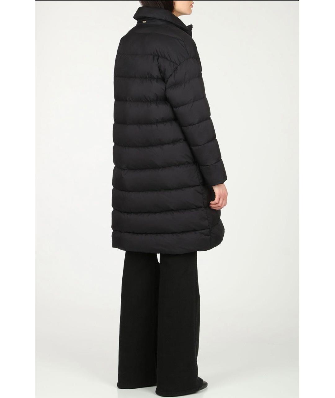 HERNO Черный полиамидовый пуховик, фото 2