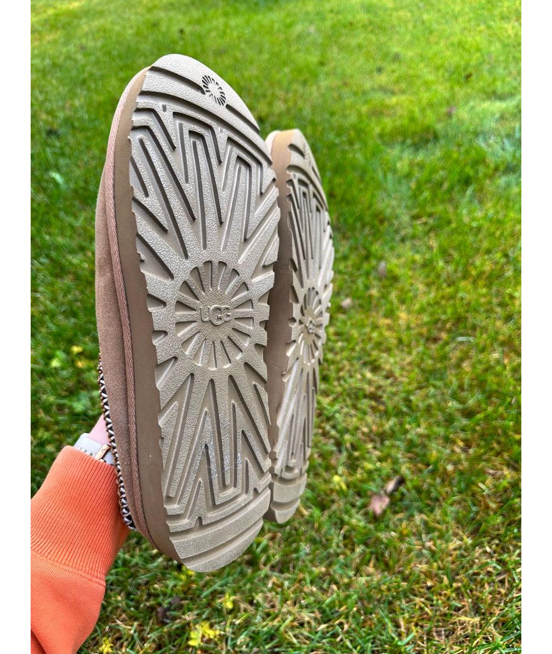 UGG AUSTRALIA Коричневые замшевые полусапоги, фото 4