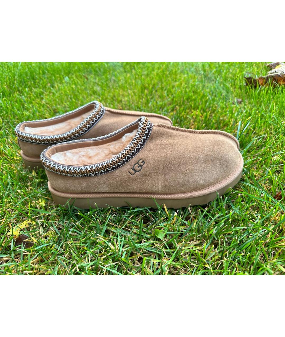 UGG AUSTRALIA Коричневые замшевые полусапоги, фото 6