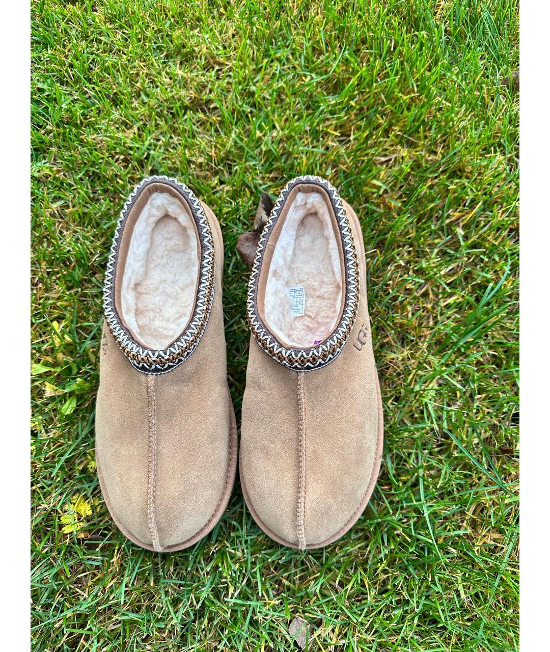 UGG AUSTRALIA Коричневые замшевые полусапоги, фото 3