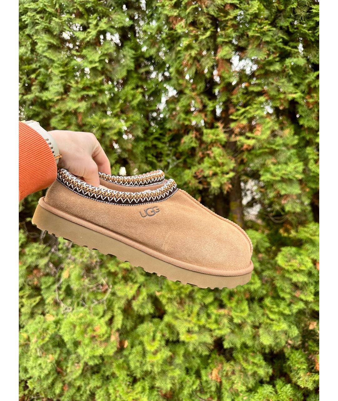 UGG AUSTRALIA Коричневые замшевые полусапоги, фото 8