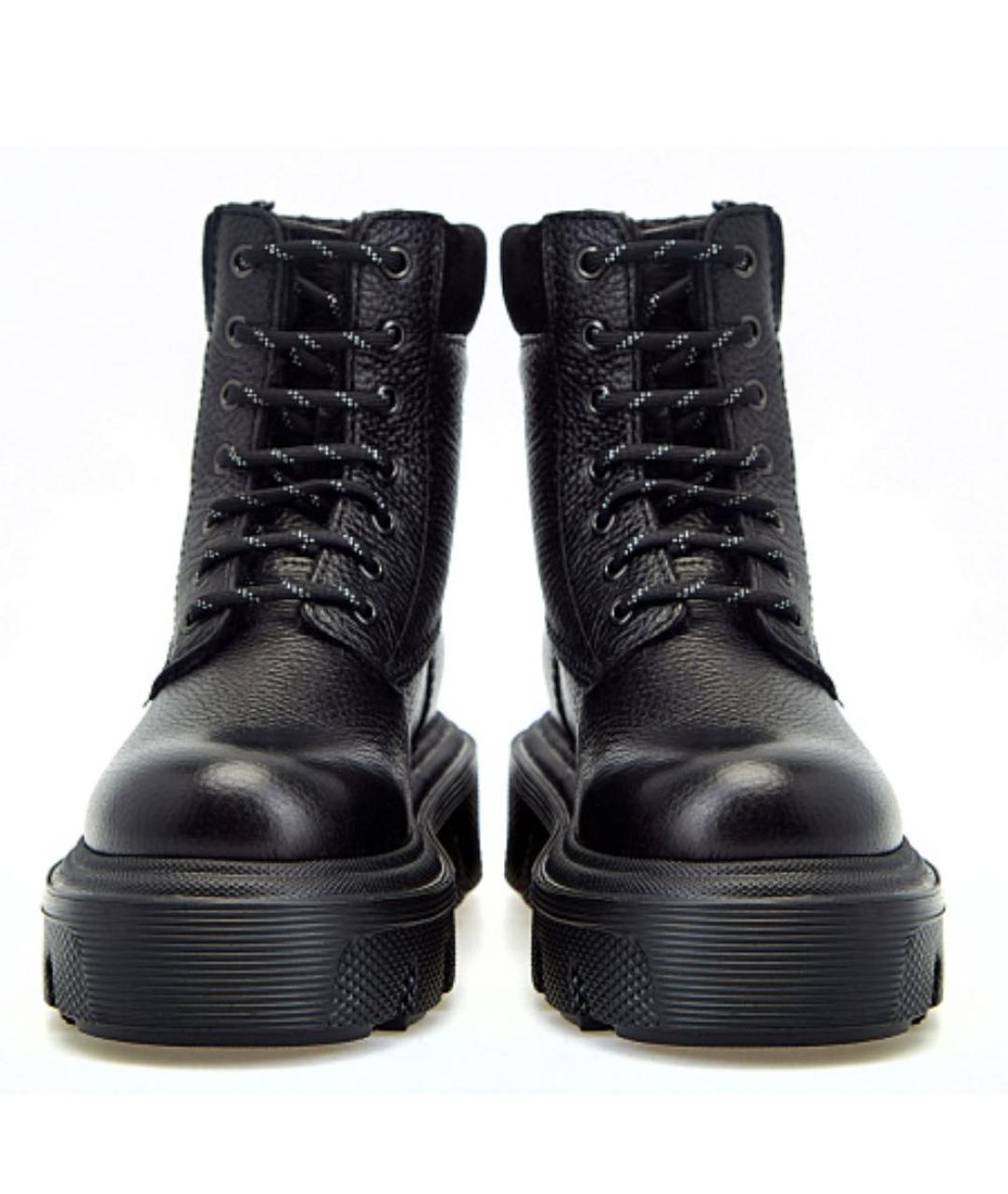 CASADEI Черные кожаные ботинки, фото 3