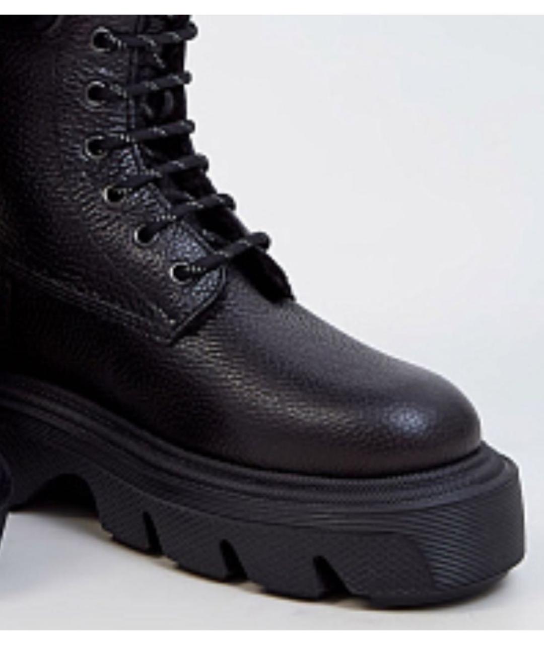 CASADEI Черные кожаные ботинки, фото 8