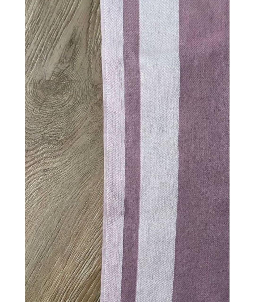 LORO PIANA Розовый шелковый шарф, фото 2