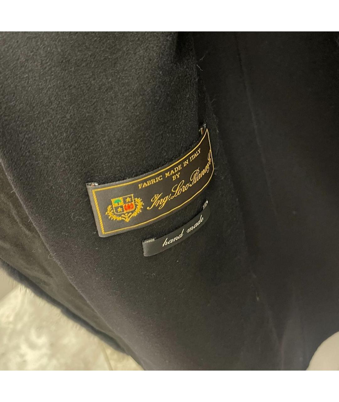 MANZONI 24 Черный кашемировый жилет, фото 4