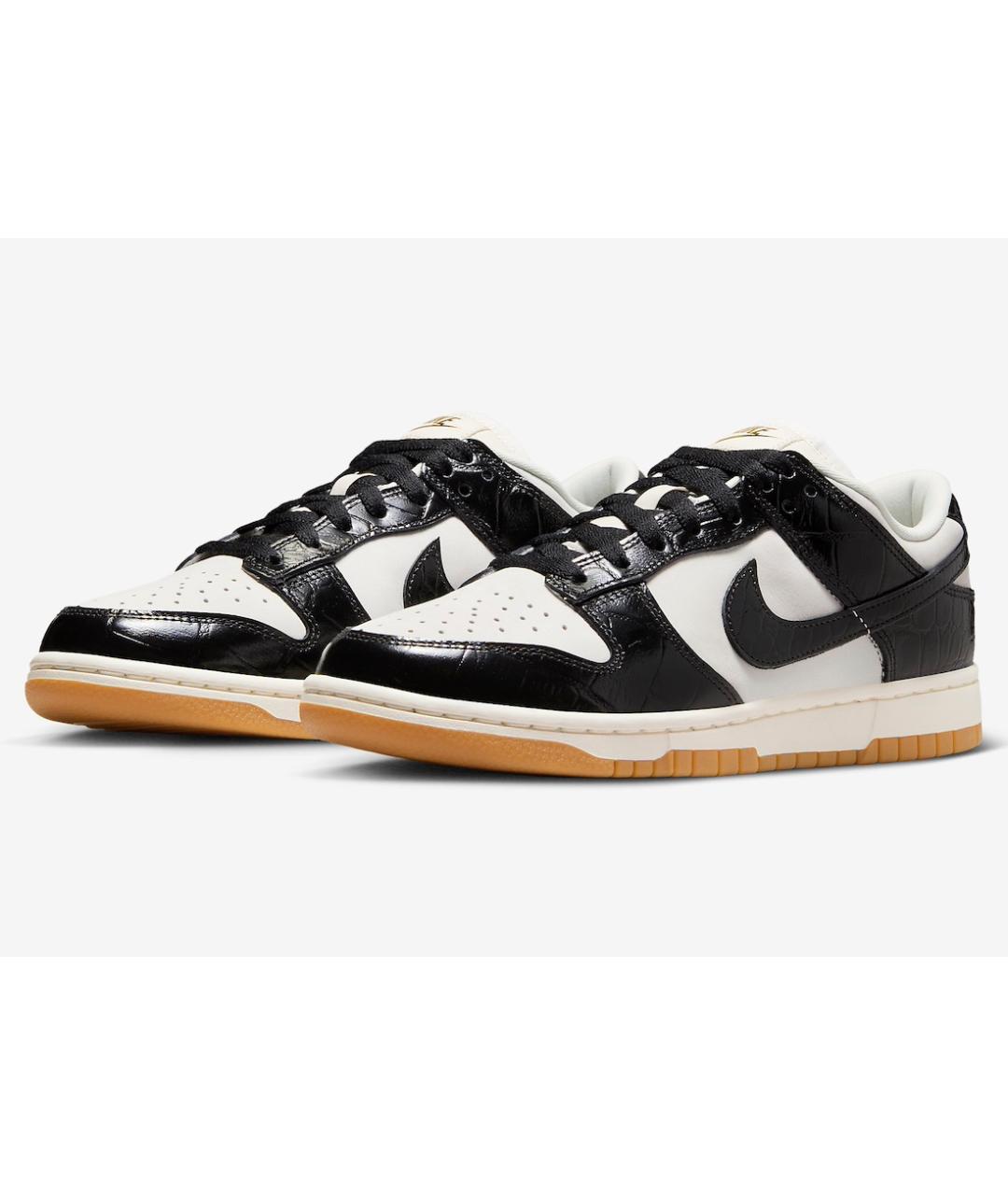 NIKE Черные кроссовки из лакированной кожи, фото 2