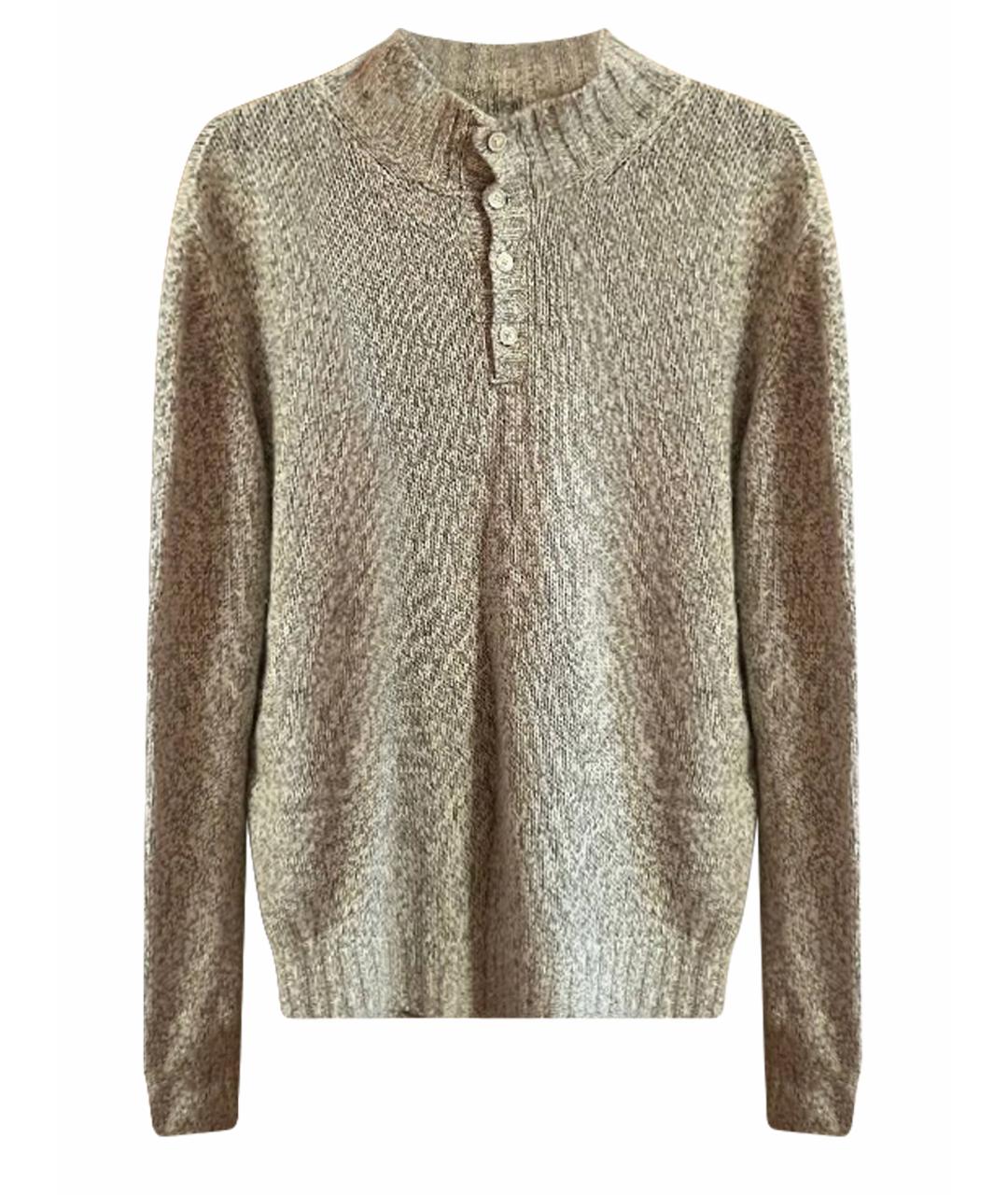 LORO PIANA Серый кашемировый джемпер / свитер, фото 1